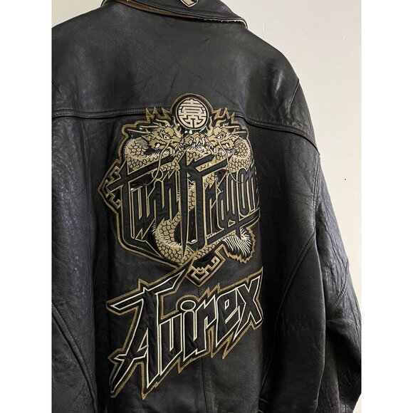 Avirex Leather Jacket - Picture 2 of 8